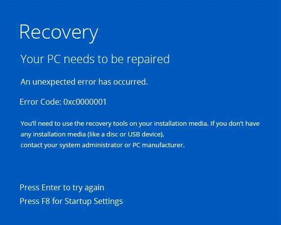 Step-by-Step Guide to Resolve Error Code 0xc0000001 on Windows 10/11 ...